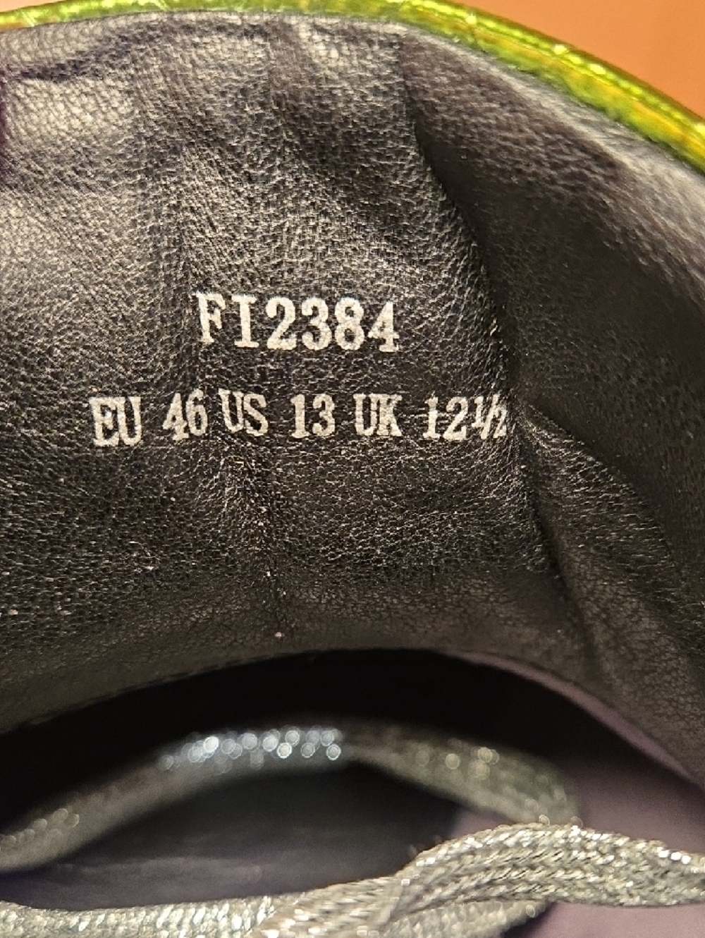 F-I2384 Multi Color Lace up High top Sneaker Encore by Fiesso - Picture 2 of 13